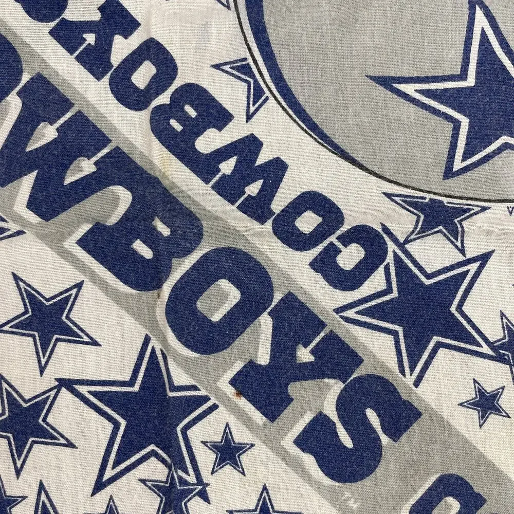 Vintage Dallas Cowboys NFL Football Blue Bandana 20